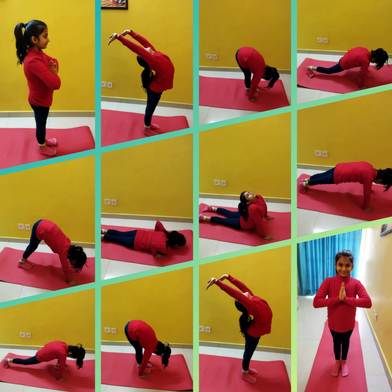 Surya Namaskar Challenge - Step Up School